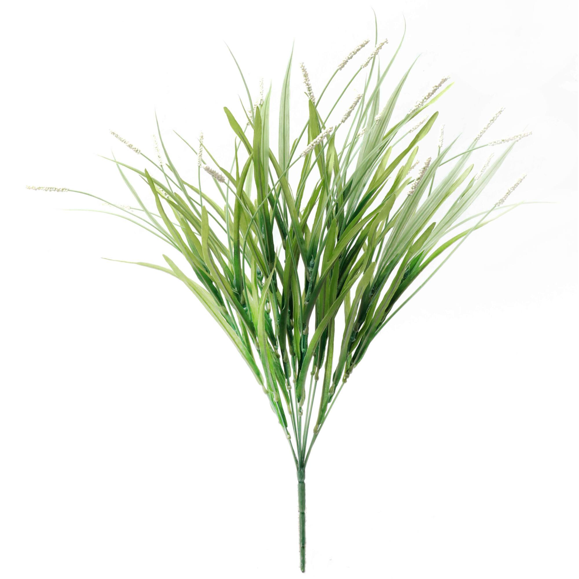 19" Green & Cream Onion Grass & Berry Bush by Ashland®